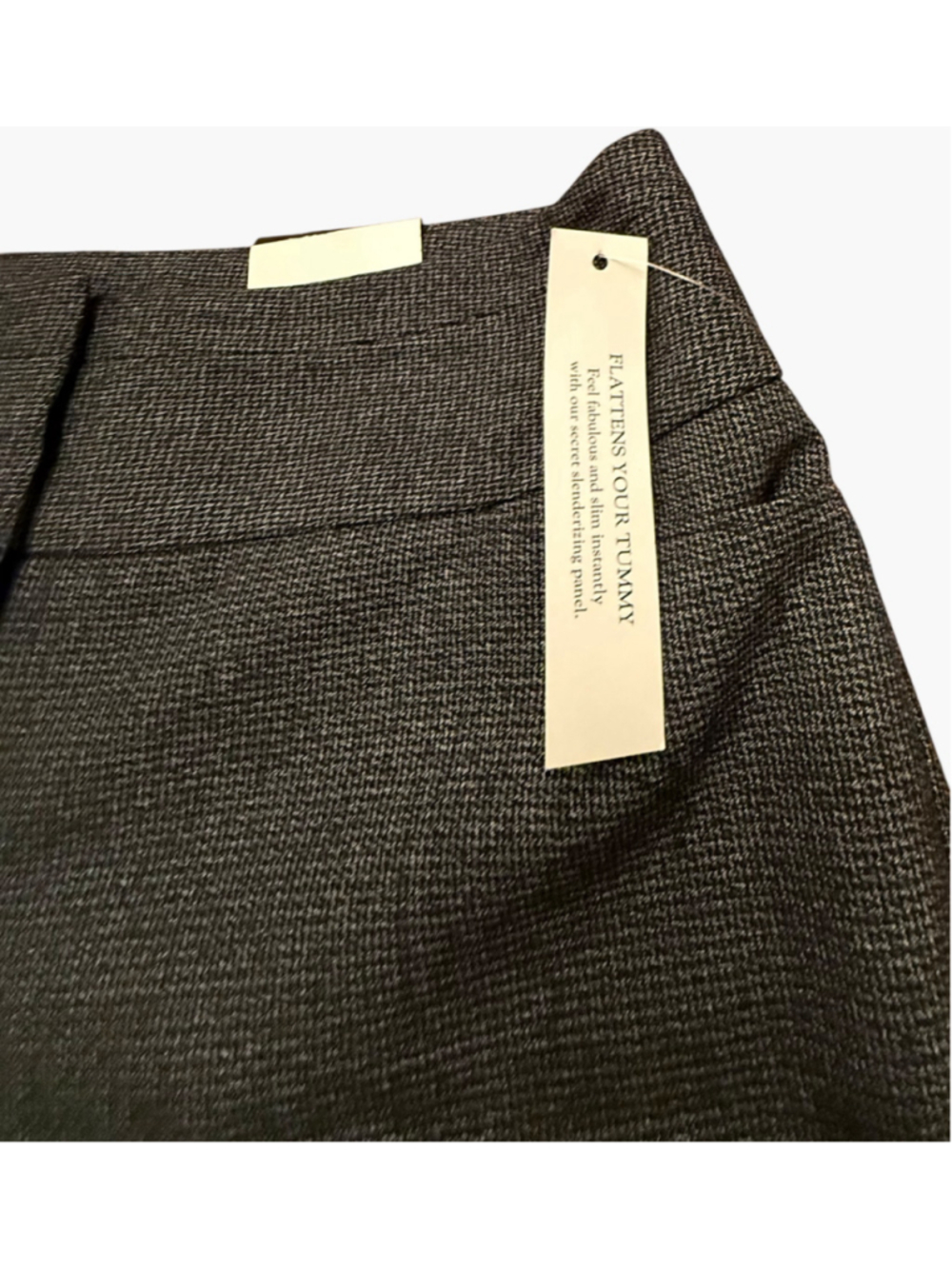 Cato Trousers Size 10 Grey Black Patterned Dress Pants NWT - Picture 4 of 12